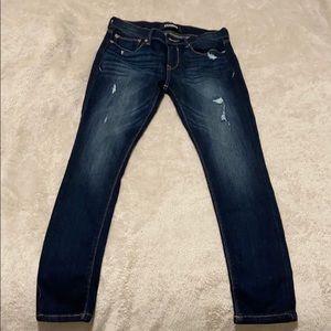 Express brand mid rise stretch legging jeans
